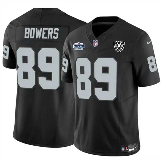 Men & Women & Youth Las Vegas Raiders #89 Brock Bowers Black 2024 F.U.S.E 65th Anniversary Patch Vapor Stitched Jersey,We sell and wholesale Men & Women & Youth Las Vegas Raiders #89 Brock Bowers Black 2024 F.U.S.E 65th Anniversary Patch Vapor Stitched Jersey on line form chian!